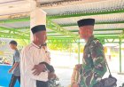 Prajurit Yonif TP 860/NSK Perkuat Kemanunggalan dengan Warga Lewat Program BERSATU di Masjid Al-Mustaqim Waropen