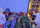 Hari Bakti TNI AU untuk Indonesia Maju, Korem 174/ATW Hadir dalam Aksi Donor Darah