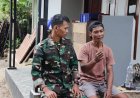 Di Sela Pembangunan RTLH Serda Ristiyanto Pererat Kedekatan dengan Warga Lewat Komsos