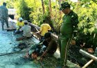 Jembatan Terus Dibangun  Babinsa dan Satgas Garuda Hadir Membuka Akses untuk Masa Depan Masyarakat