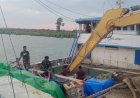 Tempuh Perjalanan Laut 4 Hari, Material TMMD ke-129 Kodim 1707/Merauke Tiba di Kampung Wanam