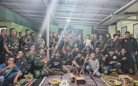 Nobar Gembira Piala Dunia 2026, Kodim 0712/Tegal Perkuat Kebersamaan Prajurit dan Warga ‎
