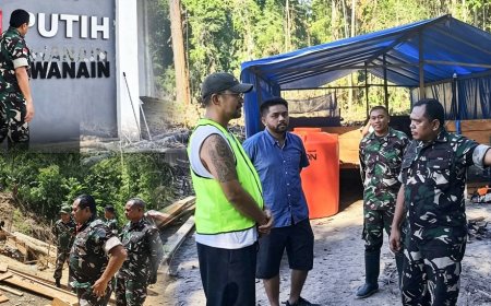 Pastikan Pembangunan Berjalan Optimal Dandim 1701/Jayapura Tinjau Tiga Program Strategis Nasional