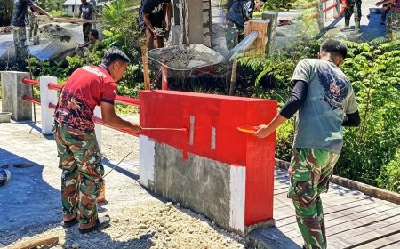 Serentak Berprogres! Tiga Jembatan Garuda di Nimboran Kian Berwujud