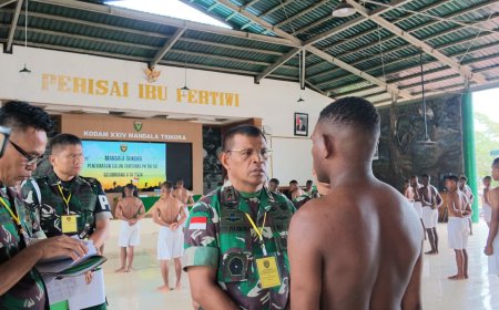 Penerimaan Prajurit Harus Dilaksanakan Secara Objektif, Transparan dan Akuntabel