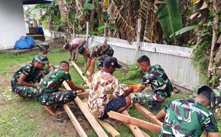 Renovasi Gereja Santo Yosep Serapu Dimulai, Wujud Nyata TNI AD Hadir di Tengah Masyarakat