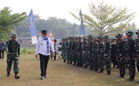 TMMD Reguler ke-129 Resmi Dibuka Gotong Royong Bangun Negeri Dimulai dari Dusun Kunir