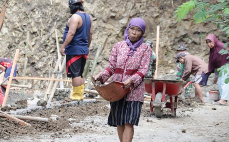 Semangat Bariah Menggerakkan Asa TMMD Gotong Royong Bangun Jalan Masa Depan Desa