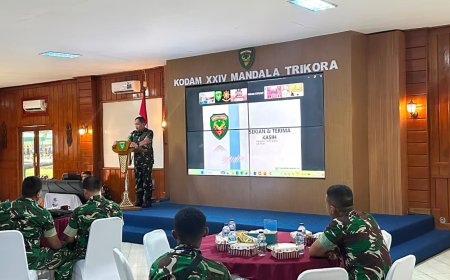 Asrendam Kodam XXIV/MT: Evaluasi Bukan Sekadar Administrasi, Tapi Langkah Strategis Tingkatkan Kinerja Satuan