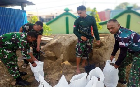 Material TMMD ke-129, Siap Dikirim ke Kampung Wanam Distrik Ilwayab Merauke