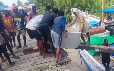 Material TMMD ke-129 Siap Berlayar ke Kampung Wanam, Dukung Percepatan Pembangunan