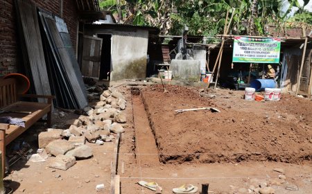 Pondasi Harapan Mulai Terbentuk Galian RTLH Pak Toid Rampung Dikerjakan Satgas TMMD