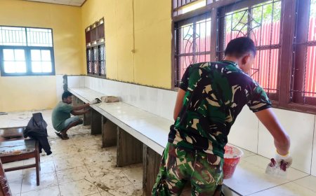 Peran TNI AD Hadirkan Harapan Baru, Laboratorium IPA SMP Negeri Urumb Mulai Tampil Indah