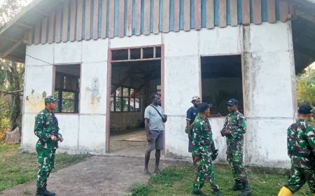 Pantau Langsung Progres TMMD, Letkol Inf Bayu Prabowo Tegaskan Pembangunan Untuk Kesejahteraan Warga Wanam
