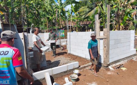 Bata Hebel Mulai Berdiri Harapan Baru Menyapa Rumah Pak Toid
