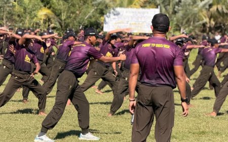 300 Prajurit Yonif TP 860/NSK Asah Kemampuan Bela Diri Militer Lewat Latihan PSM di Waropen, Perkuat Fisik dan Mental Tempur