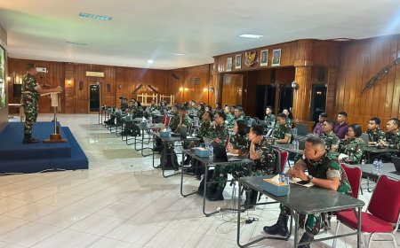 Kodam XXIV/Mandala Trikora Mulai Susun RKA TA 2027 Guna Mendukung Tugas Pokok TNI AD