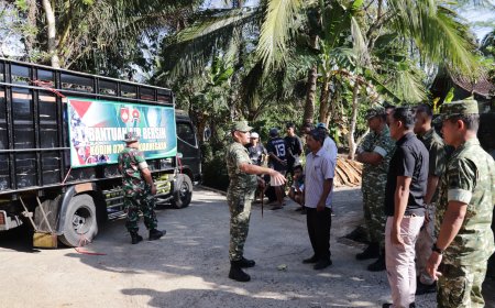 Kodim 0704 Banjarnegara Salurkan Air Bersih untuk Warga Terdampak Kekeringan di Desa Serang