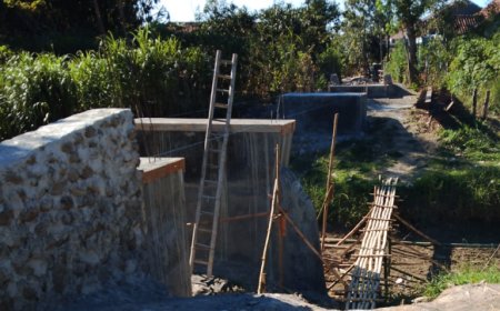 Pembangunan Jembatan Garuda Beton di Desa Jatimulya Terus Dikebut, Wujudkan Akses Aman bagi Warga