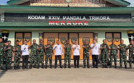 Pangdam XXIV/MT Terima Audiensi Kedeputian Geostrategi DPN, Perkuat Sinergi Dukung Pembangunan Strategis di Papua Selatan