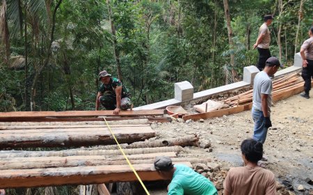 Ukur Presisi Demi Gorong-Gorong Kokoh Demi Kualitas TMMD Reg 129