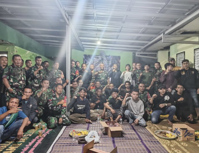 Nobar Gembira Piala Dunia 2026, Kodim 0712/Tegal Perkuat Kebersamaan Prajurit dan Warga ‎