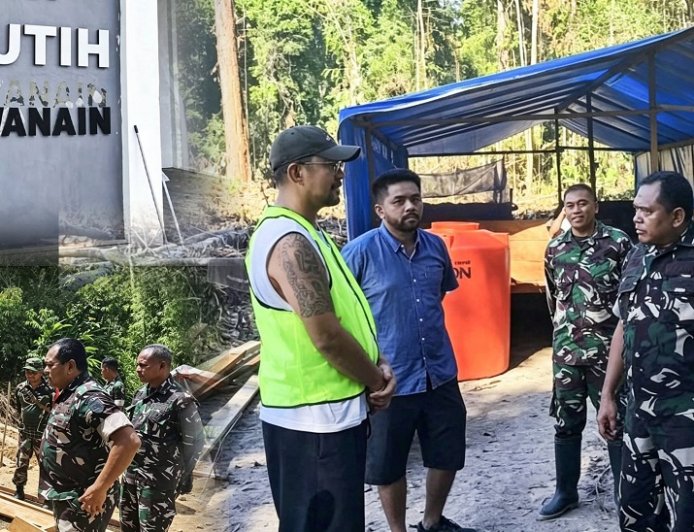 Pastikan Pembangunan Berjalan Optimal Dandim 1701/Jayapura Tinjau Tiga Program Strategis Nasional