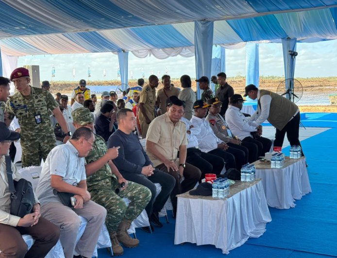 Menhan dan Mentan Tinjau PSN Merauke, Perkuat Ketahanan Pangan dan Pertahanan Nasional