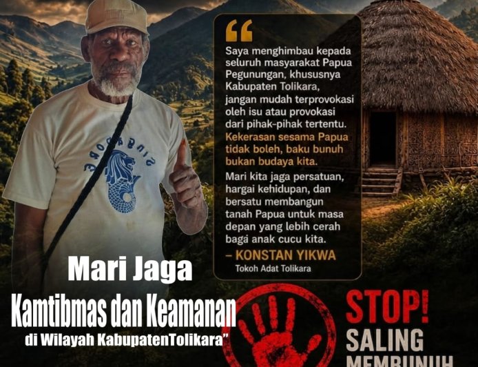 Mari Jaga Kamtimmas dan Keamanan di Wilayah Kabupaten Tolikara