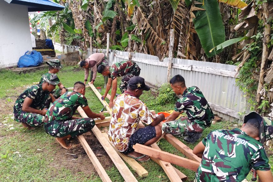 Renovasi Gereja Santo Yosep Serapu Dimulai, Wujud Nyata TNI AD Hadir di Tengah Masyarakat