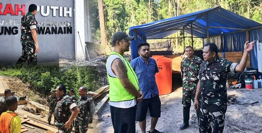 Pastikan Pembangunan Berjalan Optimal Dandim 1701/Jayapura Tinjau Tiga Program Strategis Nasional
