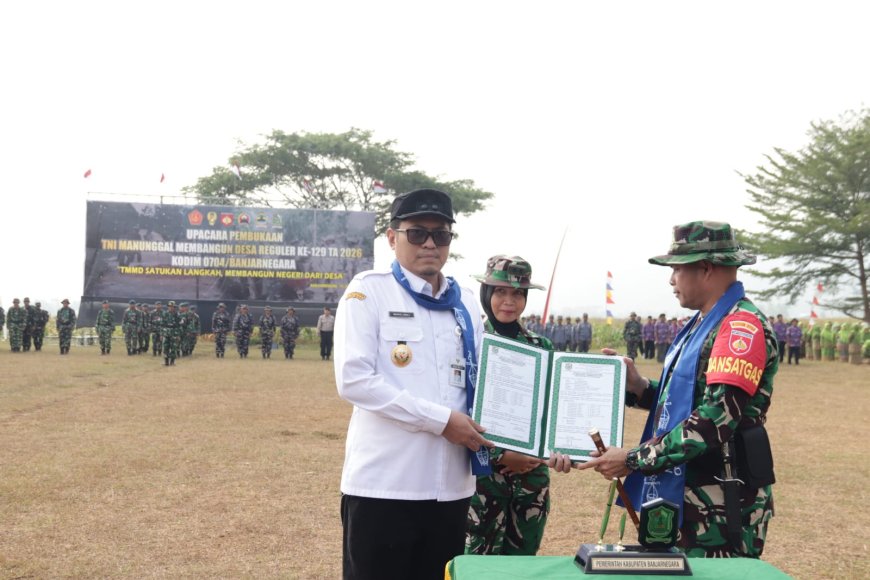 Dandim 0704 Banjarnegara Pimpin Sinergi TMMD Bangun Negeri dari Desa