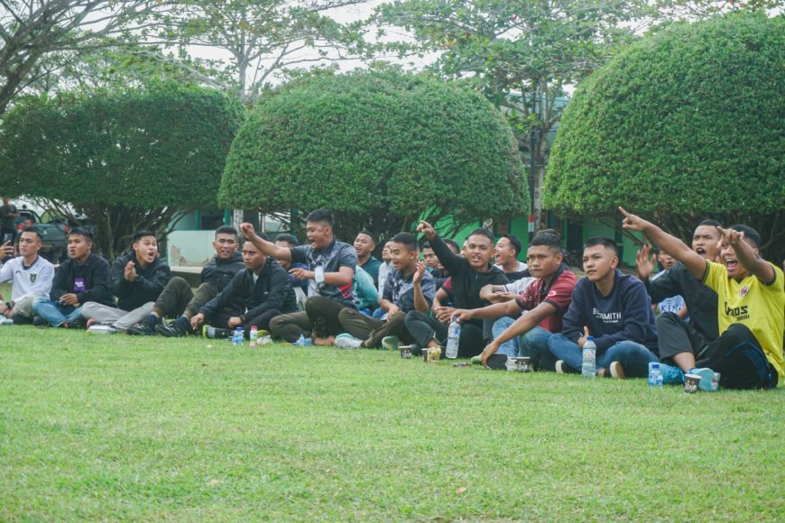 Nobar Jadi Ajang Silaturahmi, Pangdam XXIV/MT Bangun Kekompakan Prajurit
