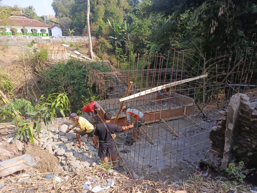Jembatan Garuda Gantung Sungai Dukuh Terus Dibangun, Harapan Warga Kian Mendekati Kenyataan