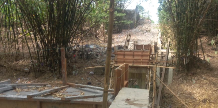 Jembatan Garuda Beton Sungai Cenang Di Desa Harjasari Terus Dibangun, Wujud Nyata Kepedulian TNI Untuk Rakyat