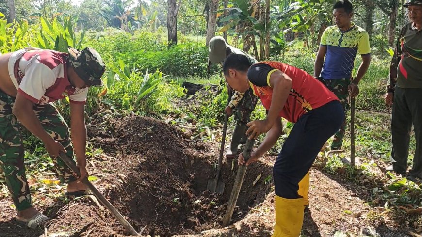 Tak Kenal Lelah, Satgas TMMD ke-129 Kodim 1707/Merauke Percepat Pembangunan MCK dan Sumur