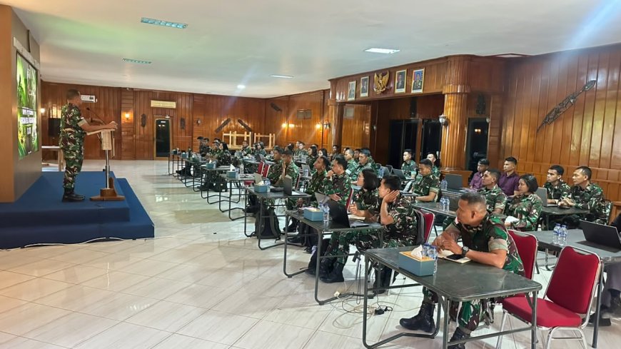Kodam XXIV/Mandala Trikora Mulai Susun RKA TA 2027 Guna Mendukung Tugas Pokok TNI AD