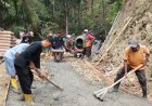 Sunarto dan Warga Kompak Ratakan Adukan TMMD Reguler ke-129