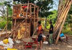 Dinding MCK Mulai Dibangun, TMMD ke-129 Wujudkan Sanitasi Layak di Kampung Wanam
