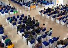 Perkuat Keimanan dan Kemanunggalan, Personel Yonif TP 860/NSK Ikuti Ibadah Minggu Bersama Jemaat di Waropen