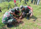 Tanam Pohon di Tengah TMMD Serma Susilo Tinggalkan Warisan Hijau untuk Desa