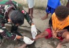 Yonif TP 820/DAAI Gelar Bhakti Kesehatan dan Edukasi PHBS, Wujud Nyata Kepedulian TNI untuk Masyarakat Mimika