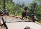 Pak Sakum Jadi Teladan Semangat Gotong Royong Hidupkan TMMD