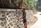 Talud Pertama Rampung Langkah Nyata TMMD Lindungi Jalan Desa