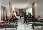 Sambut HUT ke-81 Kemerdekaan RI, Prajurit Yonif TP 804/DBAY Ikuti Kegiatan Donor Darah