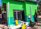 Lantai Mulai Berkeramik RTLH Pak Toid Capai 75 Persen