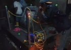 Di Bawah Cahaya Malam Tugu Prasasti TMMD Mulai Diwujudkan