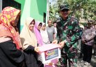 Bingkisan Sembako Jadi Tanda Kepedulian Tim Wasev dan Forkopimda Hangatkan Warga Gumelem Kulon