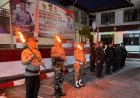 Malam Taptu dan Pawai Obor di Waropen, Nyala Perjuangan Sambut HUT ke-81 RI