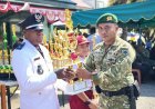 Semangat Kemerdekaan ke-81, Prajurit Yonif TP 804/DBAY dan Masyarakat Teluk Kimi Gelar Upacara Bersama